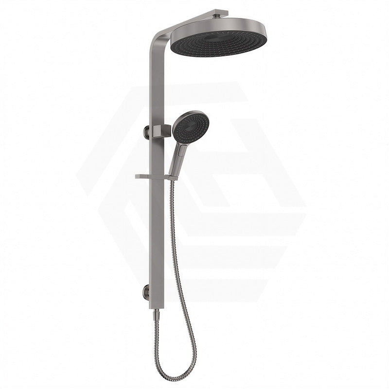 Fienza Kuro Deluxe Twin Shower Round Head Top Water Inlet - Variant Colour Available