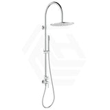 Fienza Kaya 316 Stainless Steel Wall Mounted Outdoor Round Twin Shower