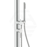 Fienza Kaya 316 Stainless Steel Floor Mounted Outdoor Twin Shower