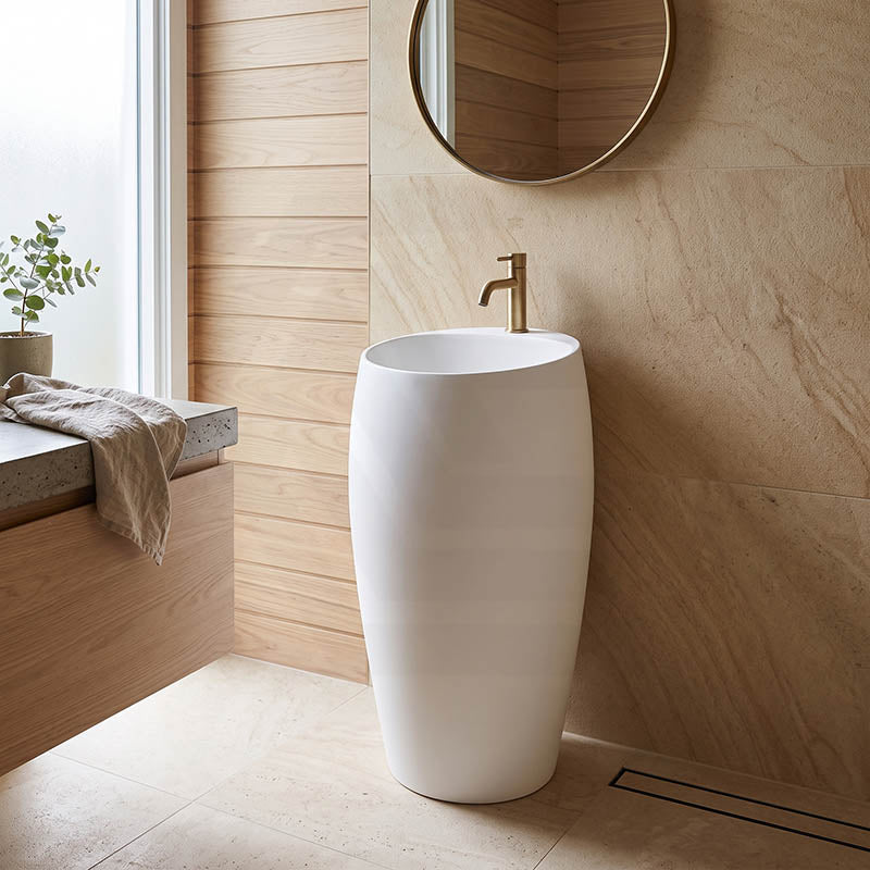 RAK Cloud Ceramic Freestanding Basins One Tap Hole 490x470x900mm - Various Colour