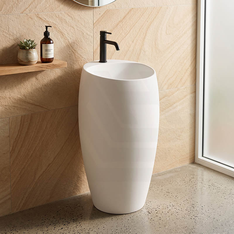 RAK Cloud Ceramic Freestanding Basins One Tap Hole 490x470x900mm - Various Colour