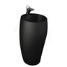 490x470x900mm RAK Cloud Ceramic Freestanding Basins One Tap Hole Matt Black