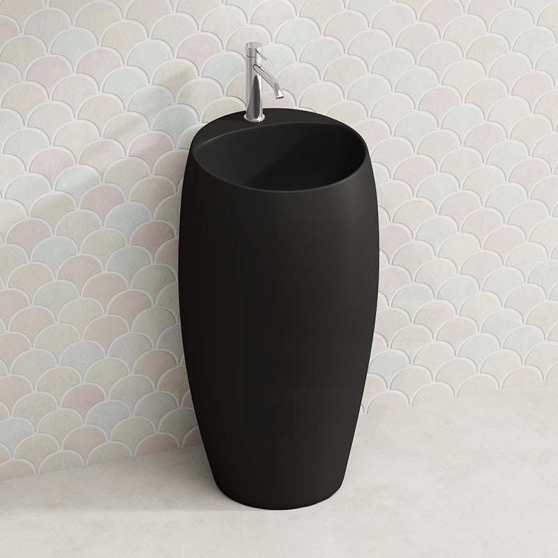 RAK Cloud Freestanding Basin Matt Black