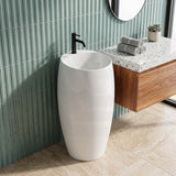 RAK Cloud Ceramic Freestanding Basins One Tap Hole 490x470x900mm - Various Colour