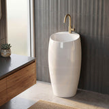 RAK Cloud Ceramic Freestanding Basins One Tap Hole 490x470x900mm - Various Colour