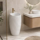 RAK Cloud Ceramic Freestanding Basins One Tap Hole 490x470x900mm - Various Colour