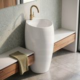 RAK Cloud Ceramic Freestanding Basins One Tap Hole 490x470x900mm - Various Colour