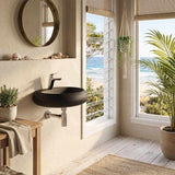 RAK Cloud Wall Hung Ceramic Basins One Tap Hole 550x425x150mm - Variant Colour