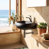 RAK Cloud Wall Hung Ceramic Basins One Tap Hole 550x425x150mm - Variant Colour
