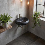 RAK Cloud Wall Hung Ceramic Basins One Tap Hole 550x425x150mm - Variant Colour