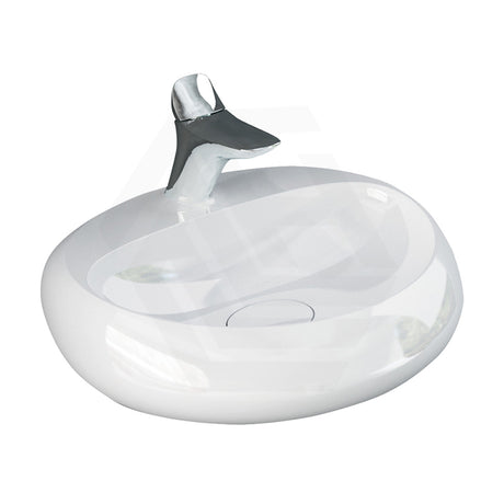550x425x150mm RAK Cloud Wall Hung Ceramic Basins One Tap Hole Gloss White