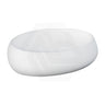 580x400x150mm RAK Cloud Oval Above Counter Ceramic Basin Matt White