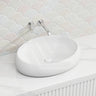 RAK Cloud Oval Above Counter Ceramic Basin 580x400x150mm - In Various Colour