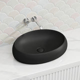 RAK Cloud Oval Above Counter Ceramic Basin 580x400x150mm - In Various Colour