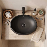 RAK Cloud Oval Above Counter Ceramic Basin 580x400x150mm - In Various Colour