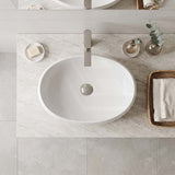 RAK Cloud Oval Above Counter Ceramic Basin 580x400x150mm - In Various Colour