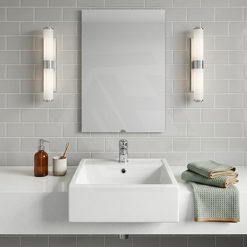 RAK Nova Semi-Recessed Ceramic Basin 1 or 3 Tap Holes Available 460x460x150mm - Gloss White