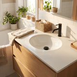 RAK Emma Fully-Inset / Undermounted Round Ceramic Basin 404x404x193mm - Gloss White