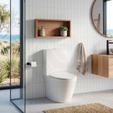 RAK Sensation Back to Wall Toilet Suite With Rimless Hygienic Flush Hidden Fixings - Alpine White