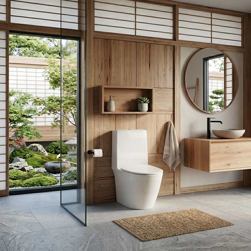 RAK Sensation Back to Wall Toilet Suite With Rimless Hygienic Flush Hidden Fixings - Alpine White