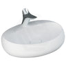 650x425x150mm RAK Cloud Ceramic Wall Hung Basins One Tap Hole Matt White