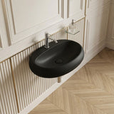 RAK Cloud Ceramic Wall Hung Basin with One Tap Hole 650x425x150mm - Variant Colour