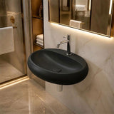 RAK Cloud Ceramic Wall Hung Basin with One Tap Hole 650x425x150mm - Variant Colour