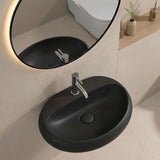 RAK Cloud Ceramic Wall Hung Basin with One Tap Hole 650x425x150mm - Variant Colour
