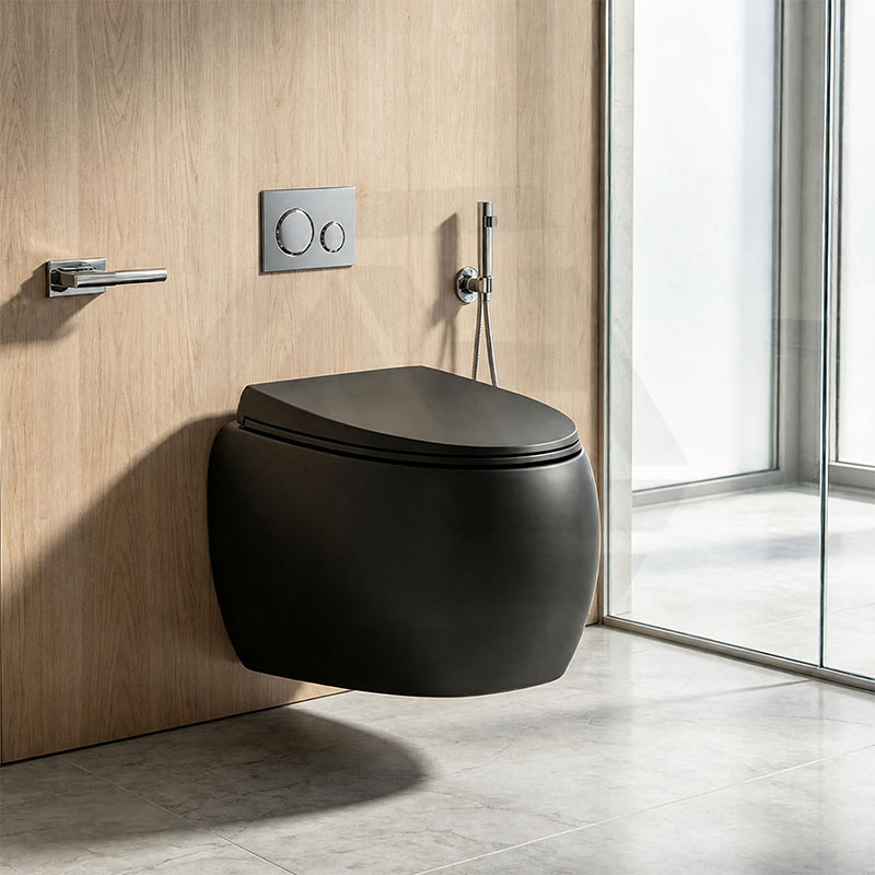 RAK Cloud Rimless Flush Wall Hung Toilet Pan Only For Bathroom - Variant Colour