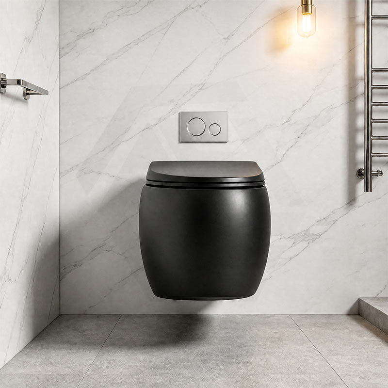 RAK Cloud Rimless Flush Wall Hung Toilet Pan Only For Bathroom - Variant Colour