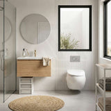 RAK Cloud Rimless Flush Wall Hung Toilet Pan Only For Bathroom - Variant Colour