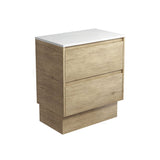 Fienza Amato 750mm E0 MDF Freestanding Vanity on Kickboard with Soft-Close Drawers Variant Colour Available