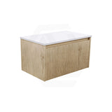 Fienza Alina 750mm Fluted E0 MDF Wall Hung Vanity Variant Colour Available