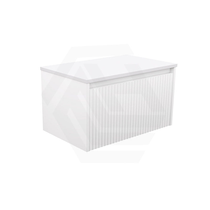 Fienza Alina 750mm Fluted E0 MDF Wall Hung Vanity Variant Colour Available