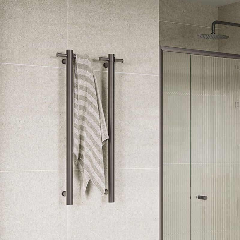 Fienza 900mm Isabella Vertical Heated Towel Rail Variant Colour Available