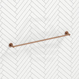 Fienza Kaya 600 / 900mm Round Single Towel Rail SS304 & Zinc Cut to Size Variant Colour Available