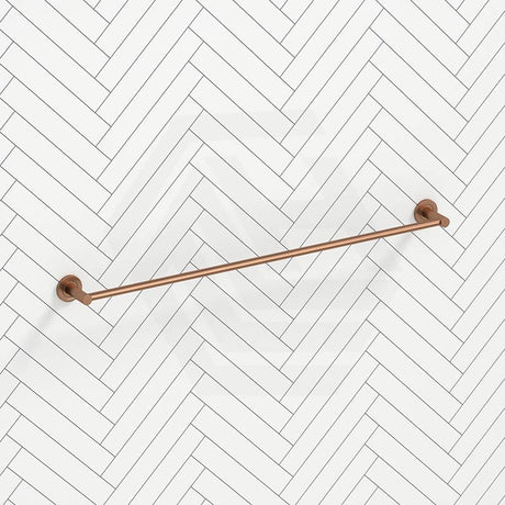 Fienza Kaya 600 / 900mm Round Single Towel Rail SS304 & Zinc Cut to Size Variant Colour Available