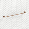 Fienza Kaya 600 / 900mm Round Single Towel Rail SS304 & Zinc Cut to Size Variant Colour Available