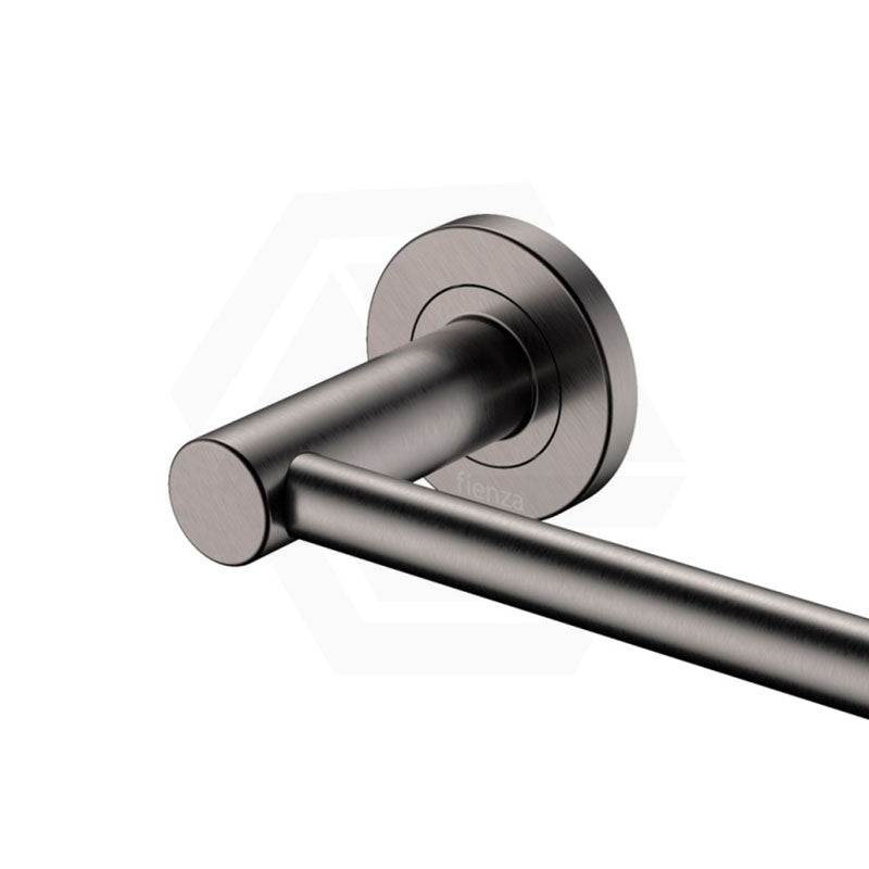 Fienza Kaya 600 / 900mm Round Single Towel Rail SS304 & Zinc Cut to Size Variant Colour Available