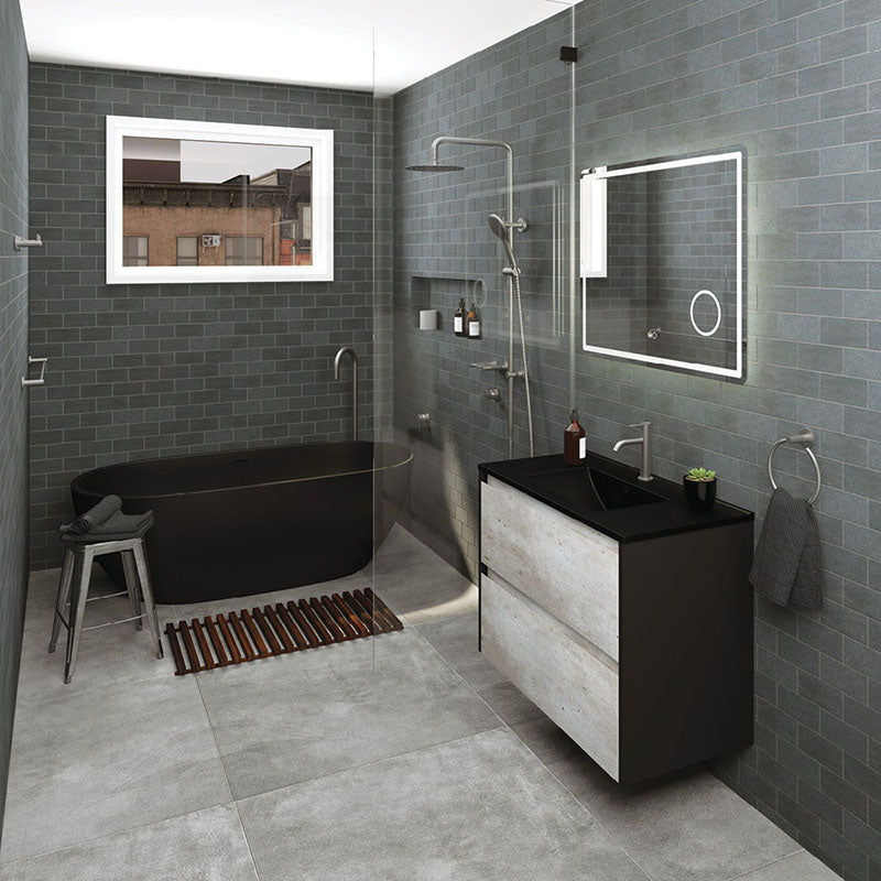Fienza Kaya 600 / 900mm Round Single Towel Rail SS304 & Zinc Cut to Size Variant Colour Available