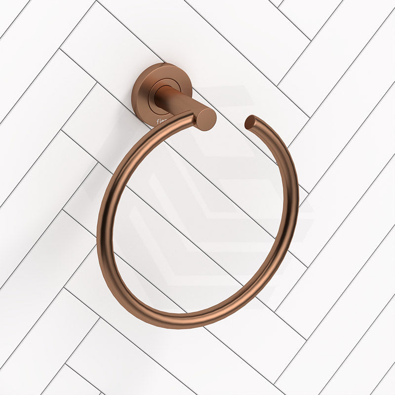Fienza Kaya Round Plate Hand Towel Ring Variant Colour Available