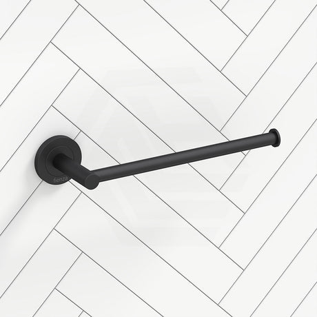 Fienza Kaya Hand Towel Rail/Roll Holder Matte Black Holders