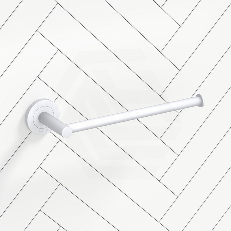 Fienza Kaya Hand Towel Rail/Roll Holder Matt White Holders