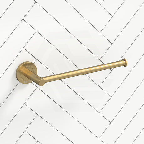 G#2(Gold) Fienza Kaya Hand Towel Rail/Roll Holder Urban Brass Brushed Gold Holders