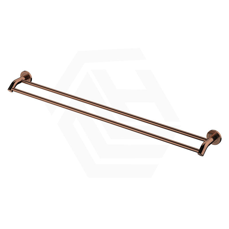 Fienza Kaya 600 / 900mm Round Double Towel Rail SS304 & Zinc Cut to Size Variant Colour Available