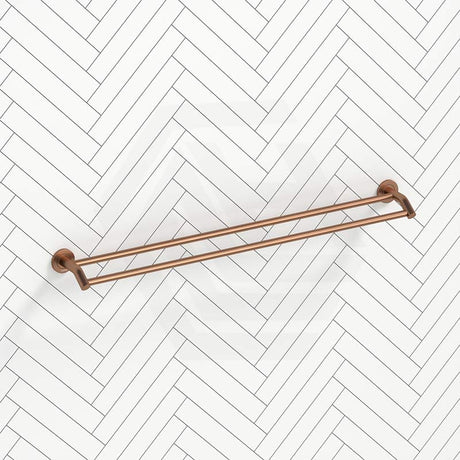 Fienza Kaya 600 / 900mm Round Double Towel Rail SS304 & Zinc Cut to Size Variant Colour Available