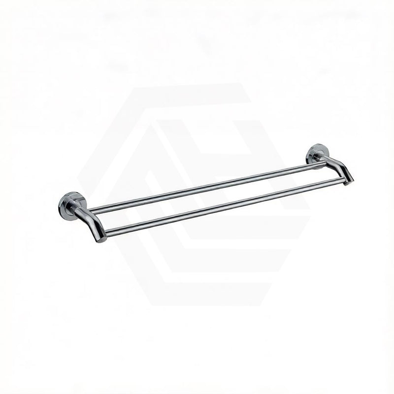 Fienza Axle 600 / 900mm Round Double Towel Rail SS304 & Zinc Cut to Size Variant Colour Available