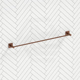 Fienza Sansa 600 / 900mm Round Single Towel Rail SS304 & Zinc Cut to Size Variant Colour Available