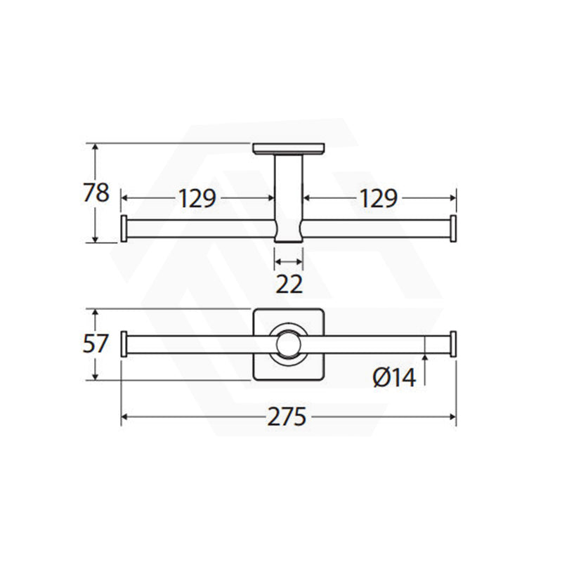 Fienza Sansa Double Roll Holder Variant Colour Available