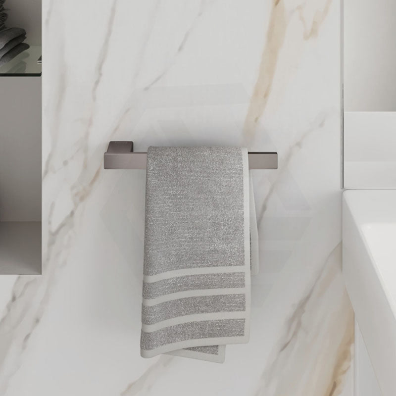 Fienza Tono 250mm Square Brass Hand Towel Holder Variant Colour Available